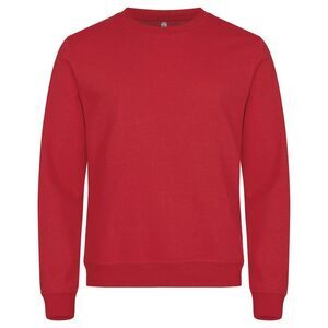 Clique Unisex Adult Miami Round Neck Sweatshirt / Red